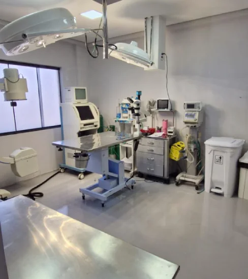 Centro cirúrgico do Prontovet Hospital Veterinário